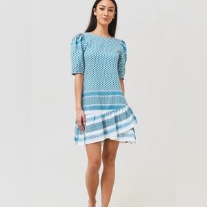 Summery Copenhagen puff sleeve mini dress